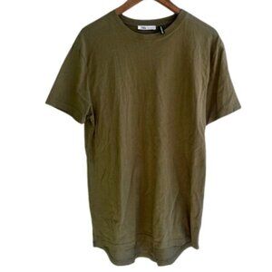 ZARA Long Length Tee Army Green Men’s Small